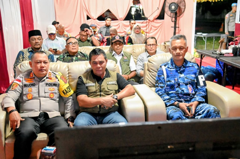 Bupati Aceh Besar Ikuti Zoom Meeting Pantau Kondisi Malam Tahun Baru 2026