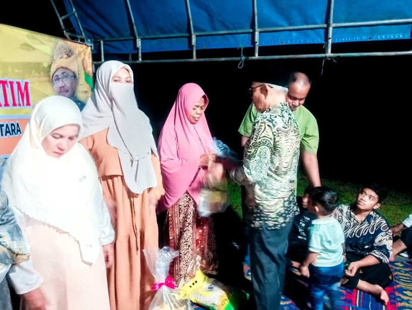 Sultan Aceh, As Syarif Teuku H Badruddin Syah ZFA: Sudah 3.500 Paket Sembako Kita Salurkan Untuk Korban Banjir