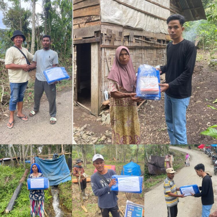 Warga Terima Lampu Solar Panel Dan Genset Dari Relawan Didampingi RAPI Nagan Raya