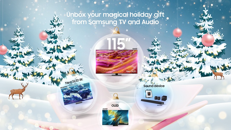 Liburan Akhir Tahun di Rumah Lebih Seru dengan Samsung TV