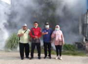 Antisipasi DBD Dan Malaria, Pemerintah Desa Sialang Buah Dan Puskesmas Teluk Mengkudu Fogging Serta Gotong Royong Massal