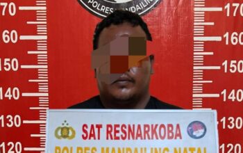 Bandar Sabu Dibekuk Polisi di Muara Batang Gadis