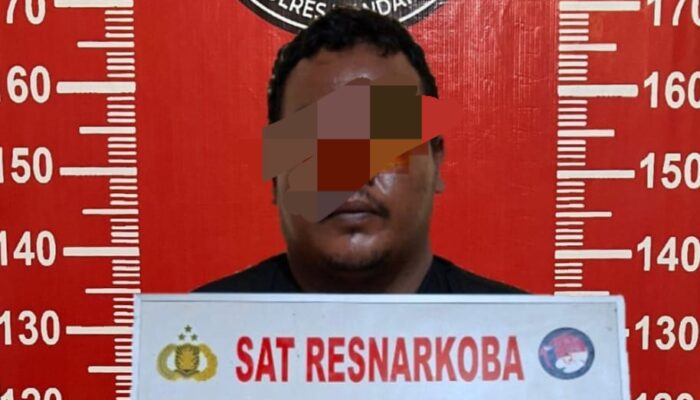 Bandar Sabu Dibekuk Polisi di Muara Batang Gadis