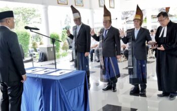 Bupati Anton Lantik Dewas PDAM Tirta Lihou Periode 2025-2029