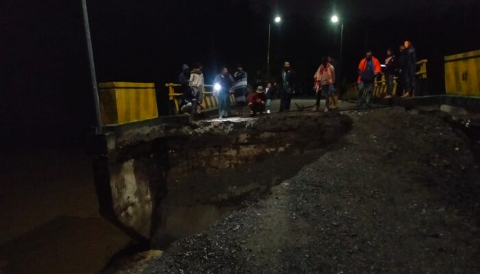 Jembatan Gemboyah Ambles, Akses Jagong Jeget–Linge Terputus