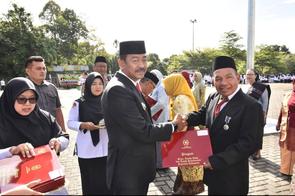 Bupati Madina Pimpin Upacara HAB Ke-80 Kementerian Agama