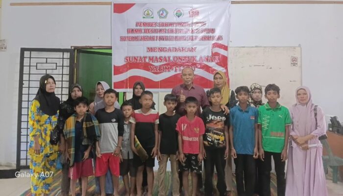 Kampung Sukaramai Satu Gelar Baksos Sunat Massal