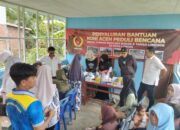 Peduli Bencana, KONI Langsa Salurkan Bantuan Warga Terdampak Banjir