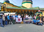 Dahnil Ginting Bersama Pengurus Goju Ass Sumut Bantu Korban Banjir Di Aceh