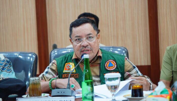 Rakor Bersama BNPB, Bupati TRK Minta Masyarakat Bisa Tempati Huntara Sebelum Ramadhan