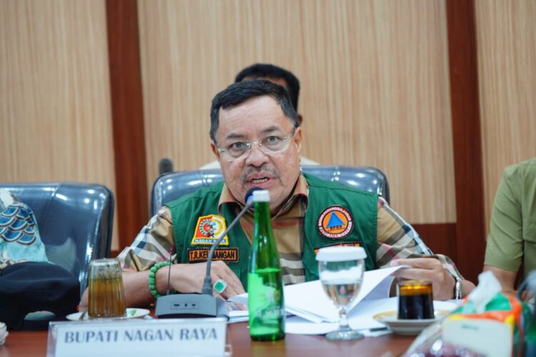Rakor Bersama BNPB, Bupati TRK Minta Masyarakat Bisa Tempati Huntara Sebelum Ramadhan