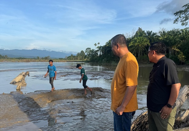 Pemkab Nagan Raya Turunkan Tim Tinjau Kemunculan Gelembung Gas Di Gunong Cut
