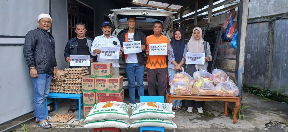 SPS Aceh Salurkan Bantuan Dewan Pers Untuk Wartawan Di Dataran Tinggi Gayo