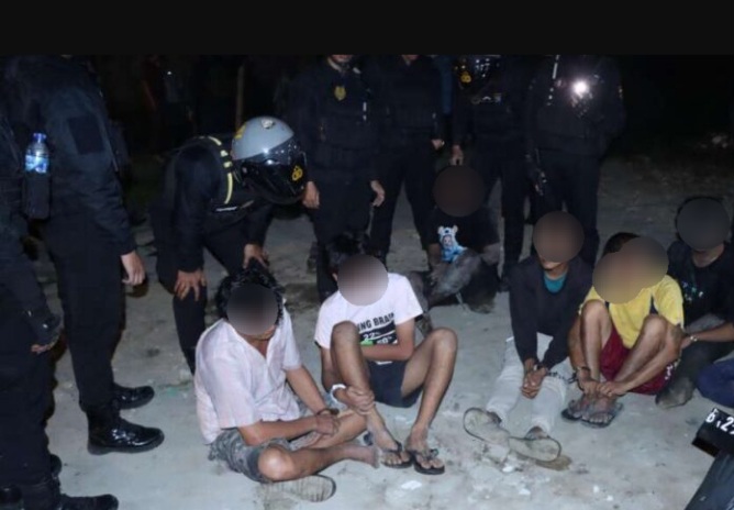 Polrestabes Medan Kembali Gerebek Kampung Narkoba Jermal 15