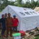 Kamp BNPB Dipasang, Korban Bencana Sudah Tak Tempati Lagi Kamar Mandi Dan Jamban Sebagai Hunian