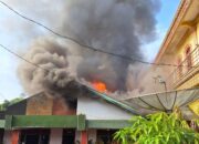 Satu Rumah-Gudang Terbakar Di Desa Mompang Julu, Korban Jiwa Tidak Ada
