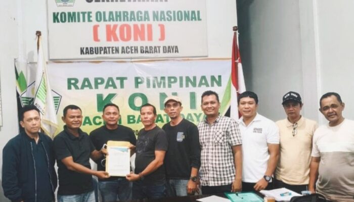 Zulkarnaini Melenggang Sendiri, Musorkablub KONI Abdya Spekulasi Politik  Olahraga Pupus