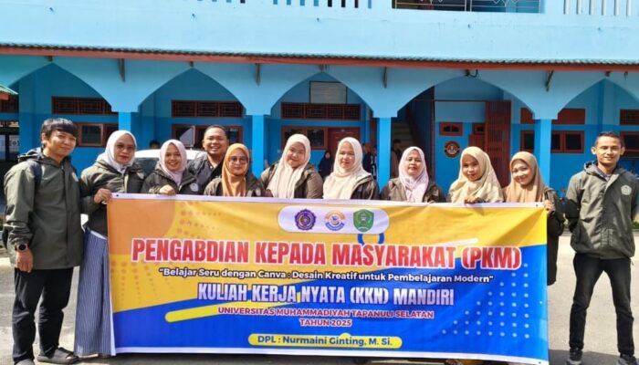 Mahasiswa UM Tapsel Gelar Pelatihan Desain Kreatif