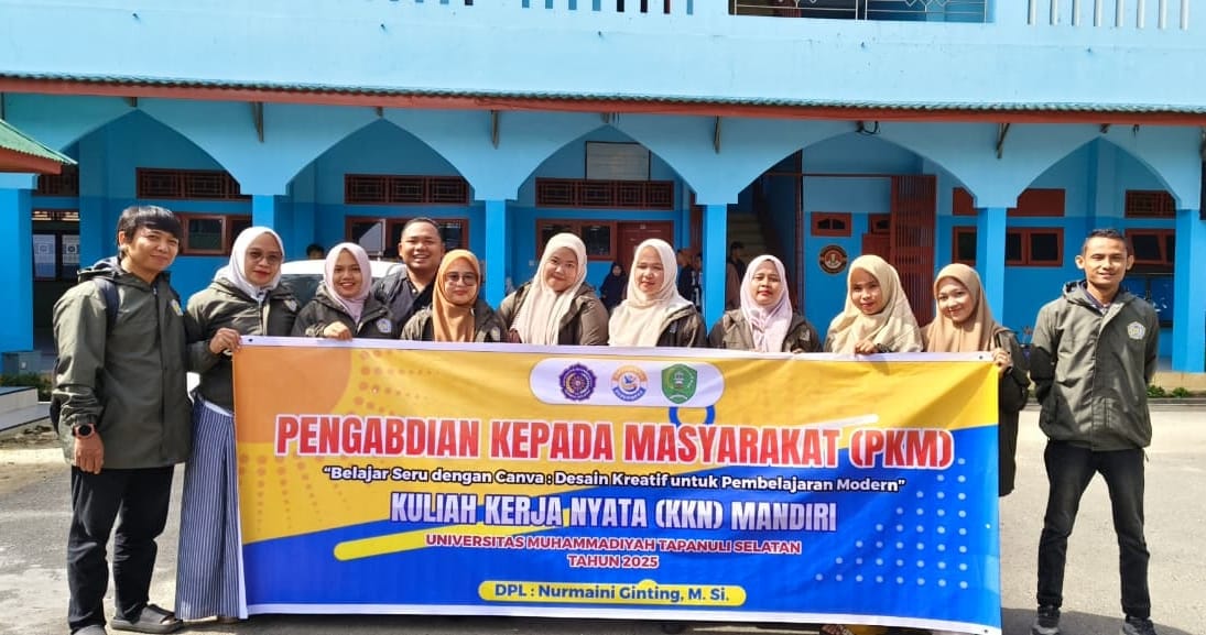 Mahasiswa UM Tapsel Gelar Pelatihan Desain Kreatif