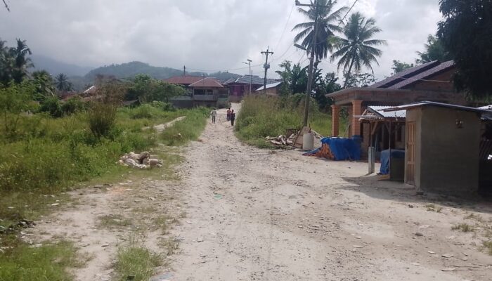 Jalan Nasional-Desa Tanjung Mompang Belum Diaspal Lebih 20 Tahun