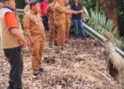 Tinjau Longsor Di Parombunan, Wali Kota Sibolga Tegaskan Pendataan Harus Valid