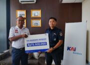 KAI Bandara Salurkan Bantuan Banjir Senilai Rp72,5 Juta Untuk Karyawan