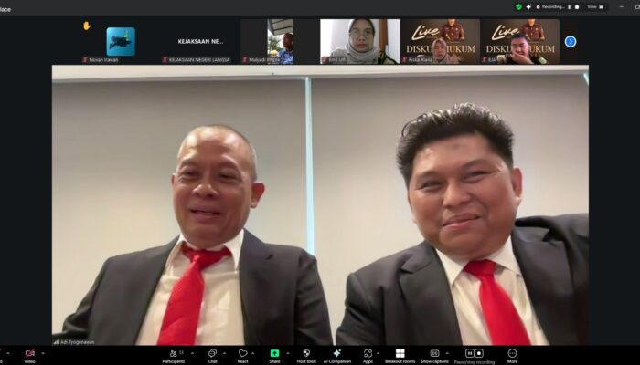 Kajari Langsa Paparkan Jenis Pidana yang Dapat Dimediasi lewat Konferensi Pers Zoom