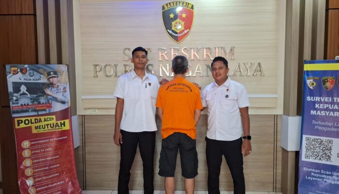 Tersangka Pelecehan Seksual Diserahkan Satreskrim Polres Nagan Raya Ke Kejaksaan