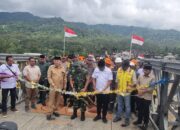 Bupati TRK Buka Jembatan Bailey Nagan Raya–Aceh Tengah