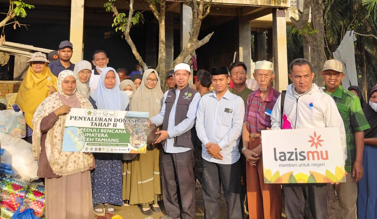 Rumah Tahfizh Qur’an Muslimin Medan Salurkan 1.000 Alqur’an Di Aceh Tamiang