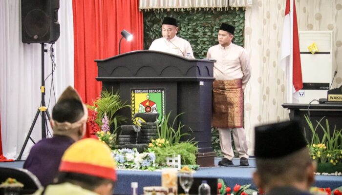 Sidang Paripurna HUT Ke-22 Sergai, Bupati Paparkan Capaian RPJMD, IPM Naik Dan Kemiskinan Turun