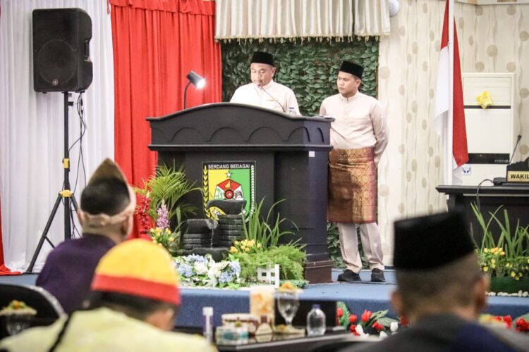 Sidang Paripurna HUT Ke-22 Sergai, Bupati Paparkan Capaian RPJMD, IPM Naik Dan Kemiskinan Turun
