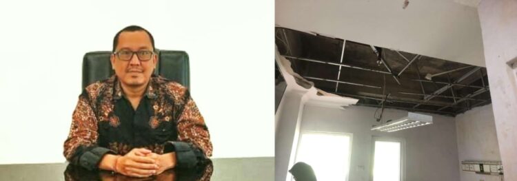 Usai Ambruk Nyaris Timpa Pasien, RSUDYA Tapaktuan Akan Bongkar Plafon Lantai III Gedung C