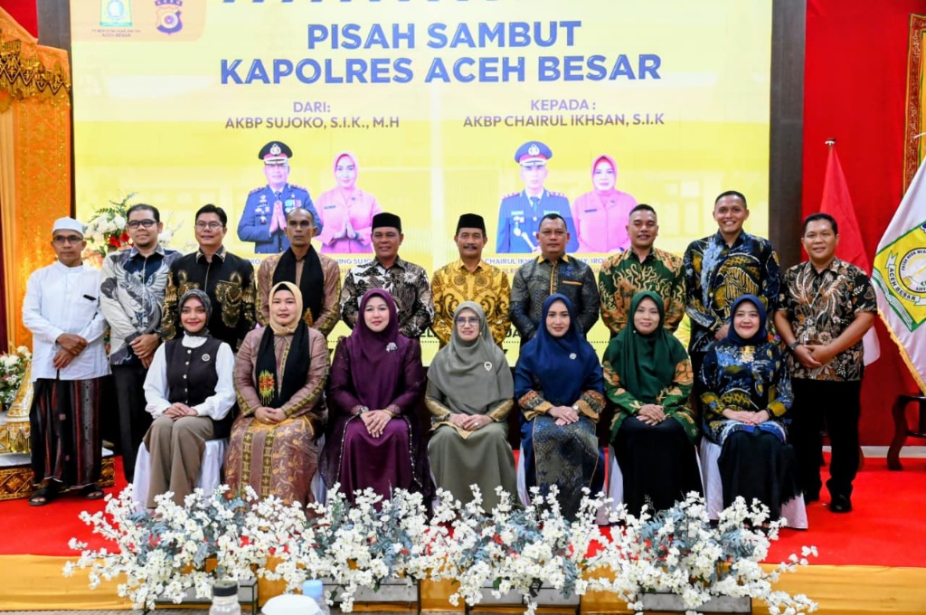 Pemkab Aceh Besar Gelar Pisah Sambut Kapolres, Harap Kamtibmas Tetap Aman