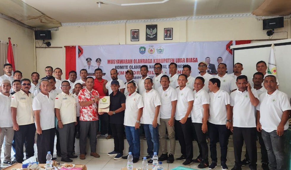 Zalkarnaini Terpilih Aklamasi Pimpin KONI Abdya