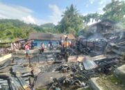 Empat Rumah Terbakar di Simare-mare, Enam KK Kehilangan Tempat Tinggal