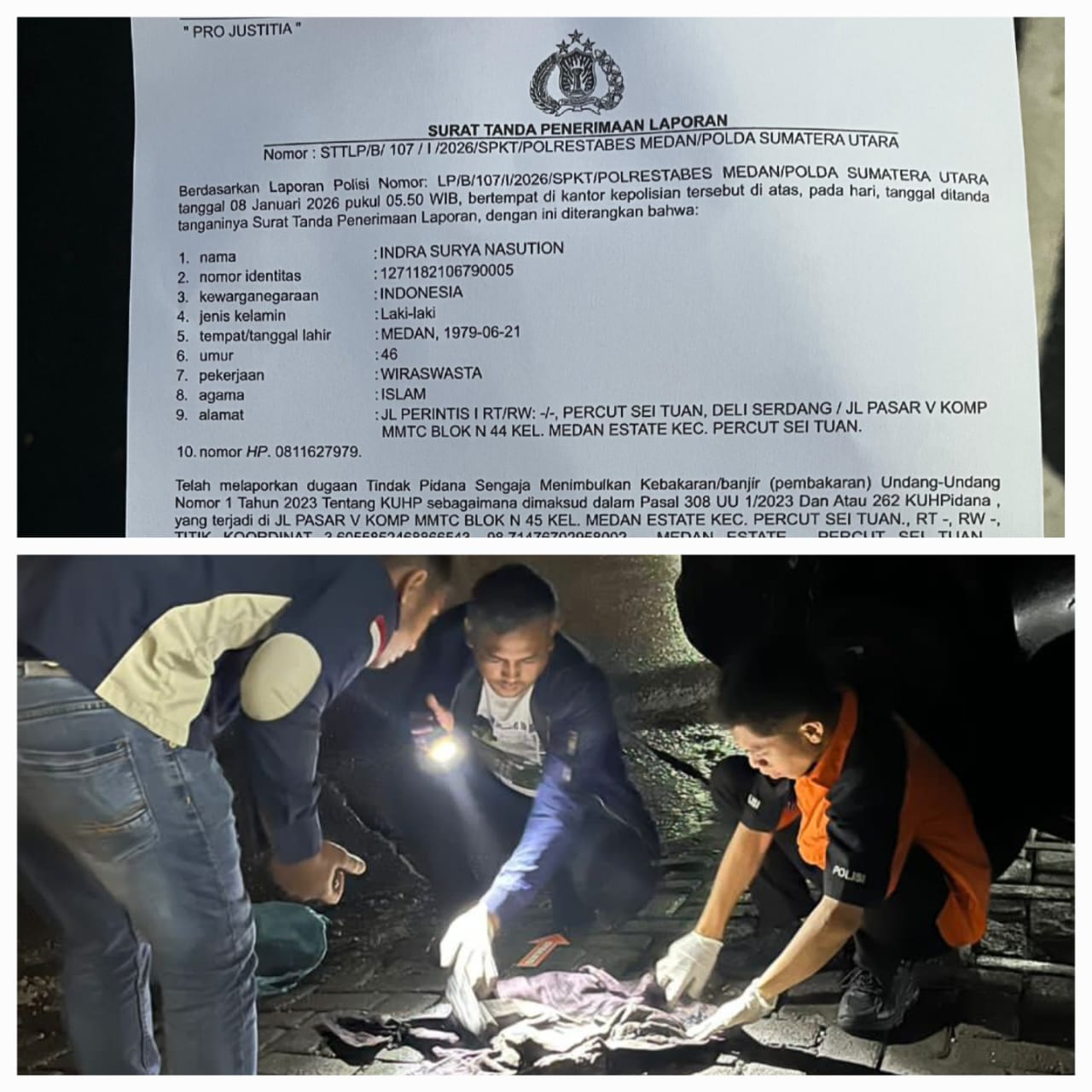 Pertahankan Pembongkaran Masjid, Pajero Milik Pengacara Dibakar Di Komplek MMTC