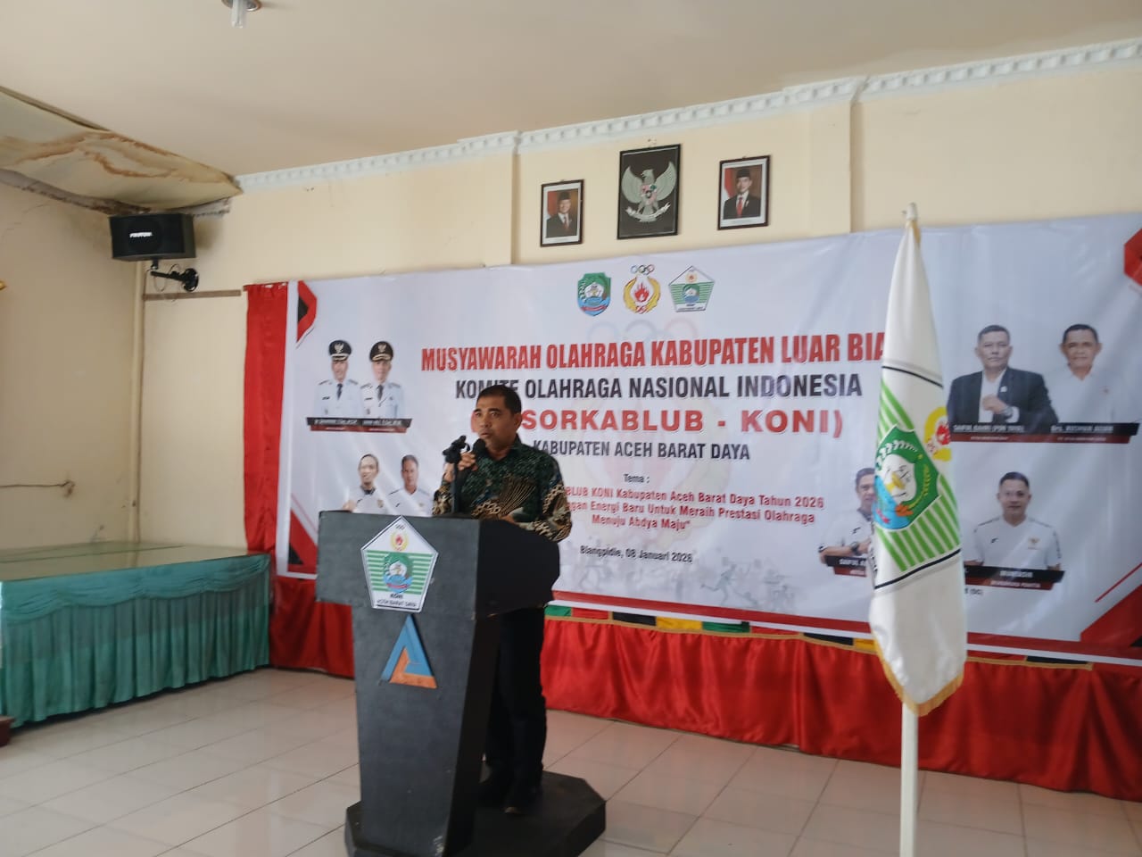 KONI Abdya Gelar Musorkablub, Organisasi Olahraga Bebas Dari Kepentingan Politik