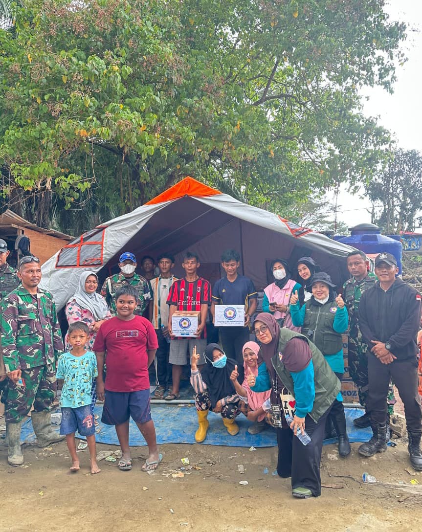 PIKK PT PLN IP Pangkalansusu Bersama Srikandi Bantu Korban Banjir Aceh Tamiang