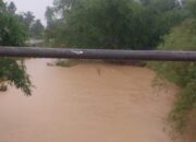 Diguyur Hujan, Krueng Langsa Mulai Meluap, Warga Siaga Khawatir Banjir Susulan