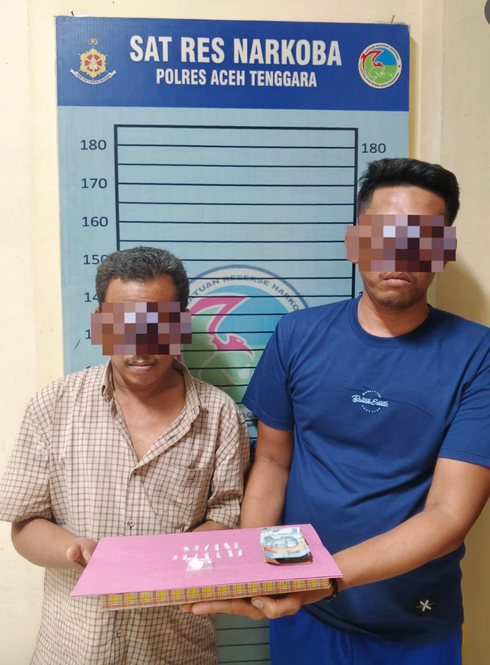 Polres Aceh Tenggara Amankan Dua Tersangka Sabu