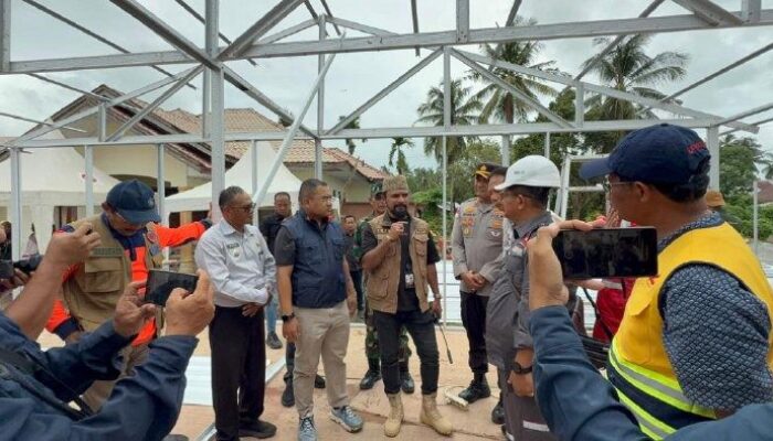 24 Unit Huntara Mulai Dibangun di Aceh Timur, Target Rampung 10 Hari