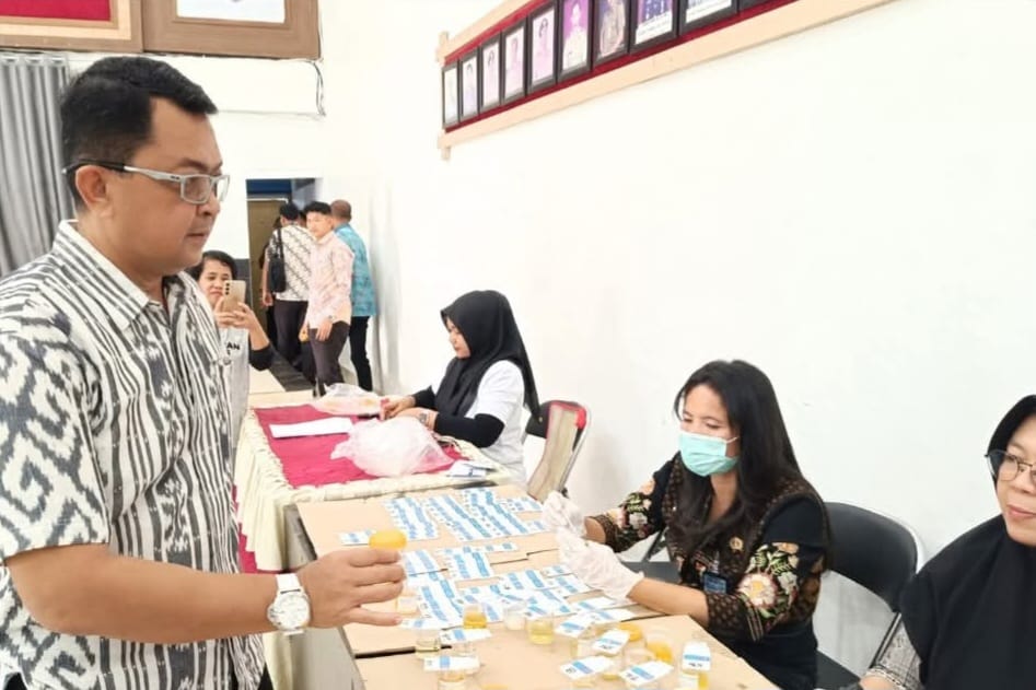 Lapas Kelas IIA Binjai Tes Urie Pegawai Lapas