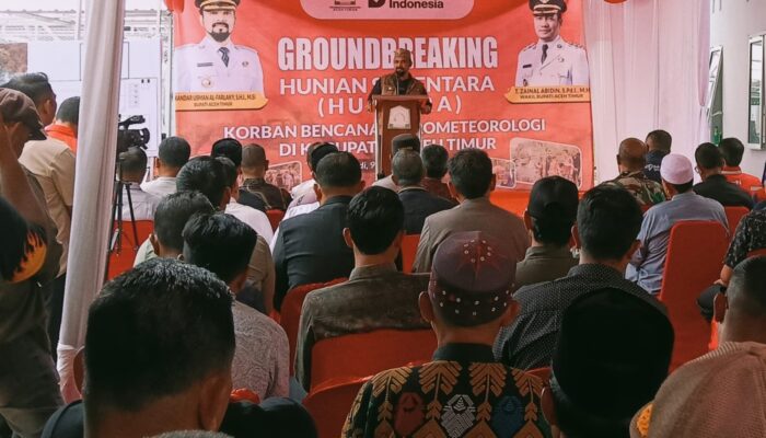 Jelang Ramadan, Bupati Aceh Timur Percepat Pembangunan Huntara