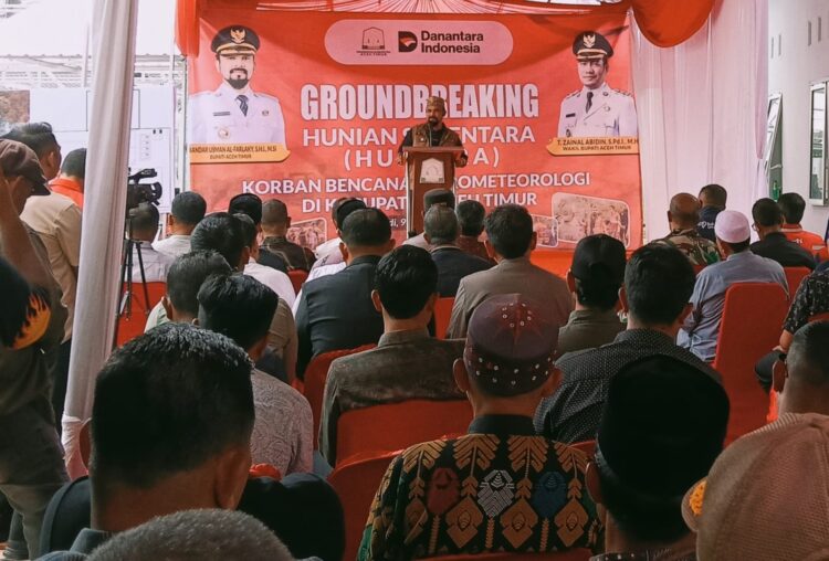 Jelang Ramadan, Bupati Aceh Timur Percepat Pembangunan Huntara