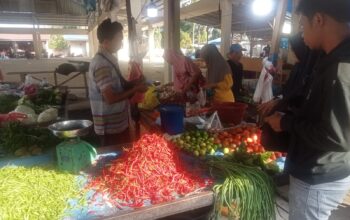 Harga Kebutuhan Pokok Turun, Pasar Bakaran Baru Dipadati Konsumen