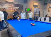 Hatunggal Buka Turnamen Biliar Harimau Sumatera Cup II