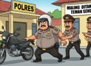 Di Polres Deliserdang, Polisi Curi Motor Polisi
