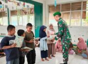 TNI Kodam V Brawijaya Edukasi Kesehatan dan Motivasi Murid SD Korban Banjir di Bireuen