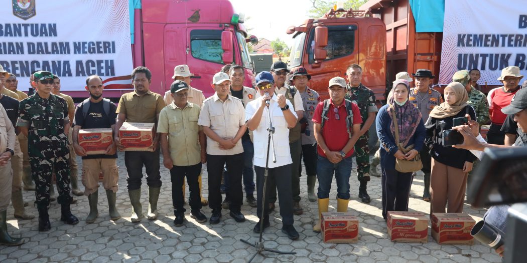 Wagub Fadhlullah Dampingi Mendagri Ke Aceh Tamiang Dan Bener Meriah